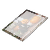 最も可愛い赤ん坊の動物 |ブルドッグフランスのハロウィーン ノートパッド (アングル)