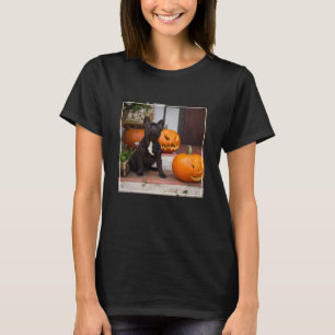 最も可愛い赤ん坊の動物 ブルドッグフランスのハロウィーン Tシャツ