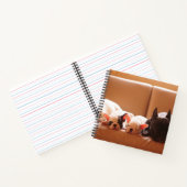 最も可愛い赤ん坊の動物 |ブルドッグフランスのファミリー ノートブック (内部)