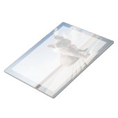 最も可愛い赤ん坊の動物 |ブルドッグフランスのボート ノートパッド (アングル)