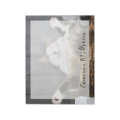 最も可愛い赤ん坊の動物 |ベッドの中の猫 ノートパッド (回転)