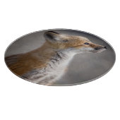 最も可愛い赤ん坊の動物 |ベビーキツネポートレート カッティングボード (角)