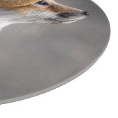 最も可愛い赤ん坊の動物 |ベビーキツネポートレート カッティングボード (角)