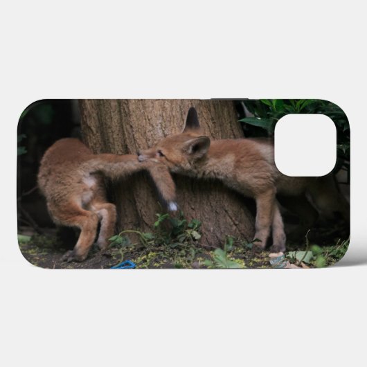最も可愛い赤ん坊の動物 |ベビーキツネ遊の Case-Mate iPhoneケース (裏面 (横))