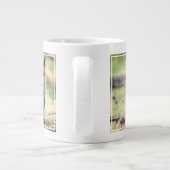 最も可愛い赤ん坊の動物 |ベビーキツネ ジャンボコーヒーマグカップ (裏面)