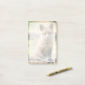 最も可愛い赤ん坊の動物 |ベビーキツネ ポストイット (デスク上)