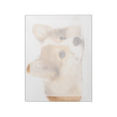 最も可愛い赤ん坊の動物 |ベビーコーギパピーポートレート ノートパッド (回転)