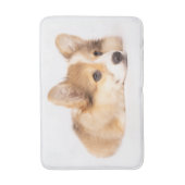 最も可愛い赤ん坊の動物 |ベビーコーギパピーポートレート バスマット (正面縦)