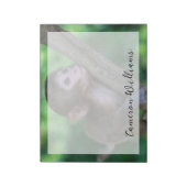 最も可愛い赤ん坊の動物 |ベビーサル ノートパッド (回転)