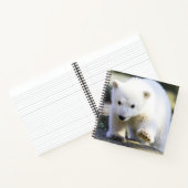 最も可愛い赤ん坊の動物 |ベビーシロクマ ノートブック (内部)
