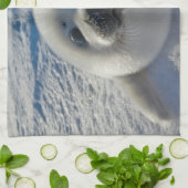 最も可愛い赤ん坊の動物 |ベビーシール キッチンタオル (折り畳み)