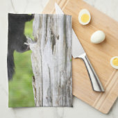 最も可愛い赤ん坊の動物 |ベビースカンク キッチンタオル (四つ折り)