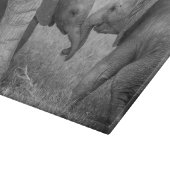 最も可愛い赤ん坊の動物 |ベビーゾウの挨拶 カッティングボード (角)