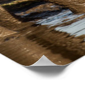 最も可愛い赤ん坊の動物 |ベビーゾウ&ママ ポスター (角)