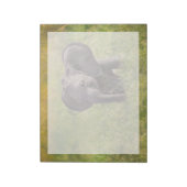 最も可愛い赤ん坊の動物 |ベビーゾウKenya Africa ノートパッド (回転)