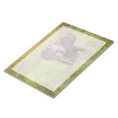 最も可愛い赤ん坊の動物 |ベビーゾウKenya Africa ノートパッド (アングル)