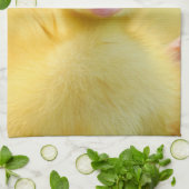 最も可愛い赤ん坊の動物 |ベビーダックグループ キッチンタオル (折り畳み)