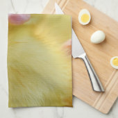 最も可愛い赤ん坊の動物 |ベビーダックグループ キッチンタオル (四つ折り)