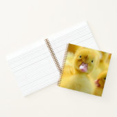 最も可愛い赤ん坊の動物 |ベビーダックグループ ノートブック (内部)