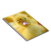 最も可愛い赤ん坊の動物 |ベビーダックグループ ノートブック (右側)