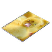 最も可愛い赤ん坊の動物 |ベビーダックグループ ノートブック (左側)