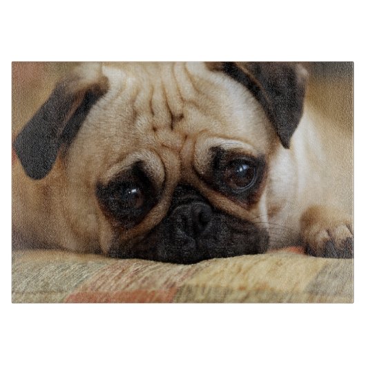 最も可愛い赤ん坊の動物 |ベビーパピー カッティングボード (正面)