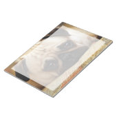 最も可愛い赤ん坊の動物 |ベビーパピー ノートパッド (アングル)