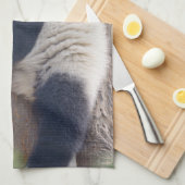 最も可愛い赤ん坊の動物 |ベビーパンダの眠り キッチンタオル (四つ折り)