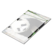 最も可愛い赤ん坊の動物 |ベビーパンダベア ノートパッド (アングル)