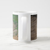 最も可愛い赤ん坊の動物 |ベビーパンダ眠り ジャンボコーヒーマグカップ (裏面)