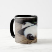 最も可愛い赤ん坊の動物 |ベビーパンダ眠り マグカップ (正面左)