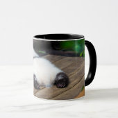 最も可愛い赤ん坊の動物 |ベビーパンダ眠り マグカップ (正面右)