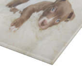 最も可愛い赤ん坊の動物 |ベビーピットブルパピー カッティングボード (角)