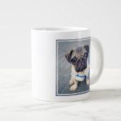 最も可愛い赤ん坊の動物 |ベビープーグ ジャンボコーヒーマグカップ (正面右)