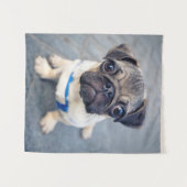 最も可愛い赤ん坊の動物 |ベビープーグ タペストリー (正面(横))