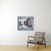 最も可愛い赤ん坊の動物 |ベビープーグ タペストリー (インサイチュ(横))