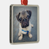 最も可愛い赤ん坊の動物 |ベビープーグ メタルオーナメント (右)