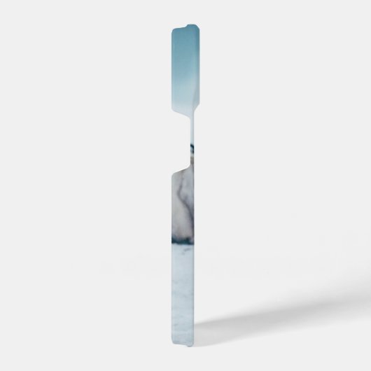 最も可愛い赤ん坊の動物 |ベビーペンギン食べ物を与えズ iPhoneケース (右側面)