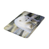 最も可愛い赤ん坊の動物 |ベビーホッキョクグマ バスマット (アングル)