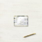 最も可愛い赤ん坊の動物 |ベビーホッキョクグマ ポストイット (デスク上)