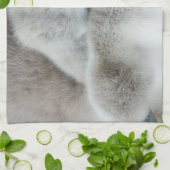 最も可愛い赤ん坊の動物 |ベビーミュート キッチンタオル (折り畳み)