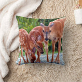 最も可愛い赤ん坊の動物 |ベビー付き クッション (ブランケット)