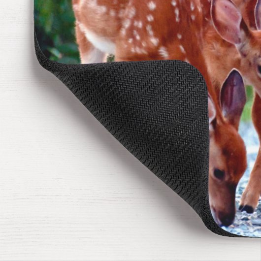 最も可愛い赤ん坊の動物 |ベビー付き マウスパッド (コーナー)