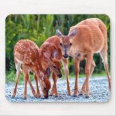 最も可愛い赤ん坊の動物 |ベビー付き マウスパッド (正面)