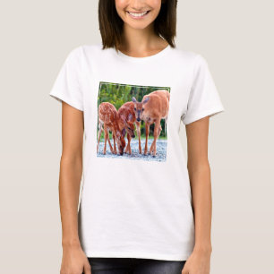 最も可愛い赤ん坊の動物 ベビー付き Tシャツ