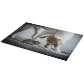 最も可愛い赤ん坊の動物 |ベビー子猫と犬 カッティングボード (角)