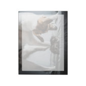 最も可愛い赤ん坊の動物 |ベビー子猫と犬 ノートパッド (回転)