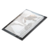 最も可愛い赤ん坊の動物 |ベビー子猫と犬 ノートパッド (アングル)