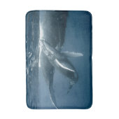 最も可愛い赤ん坊の動物 |ホエールカーフ バスマット (正面縦)