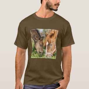 最も可愛い赤ん坊の動物 ホース子馬 Tシャツ